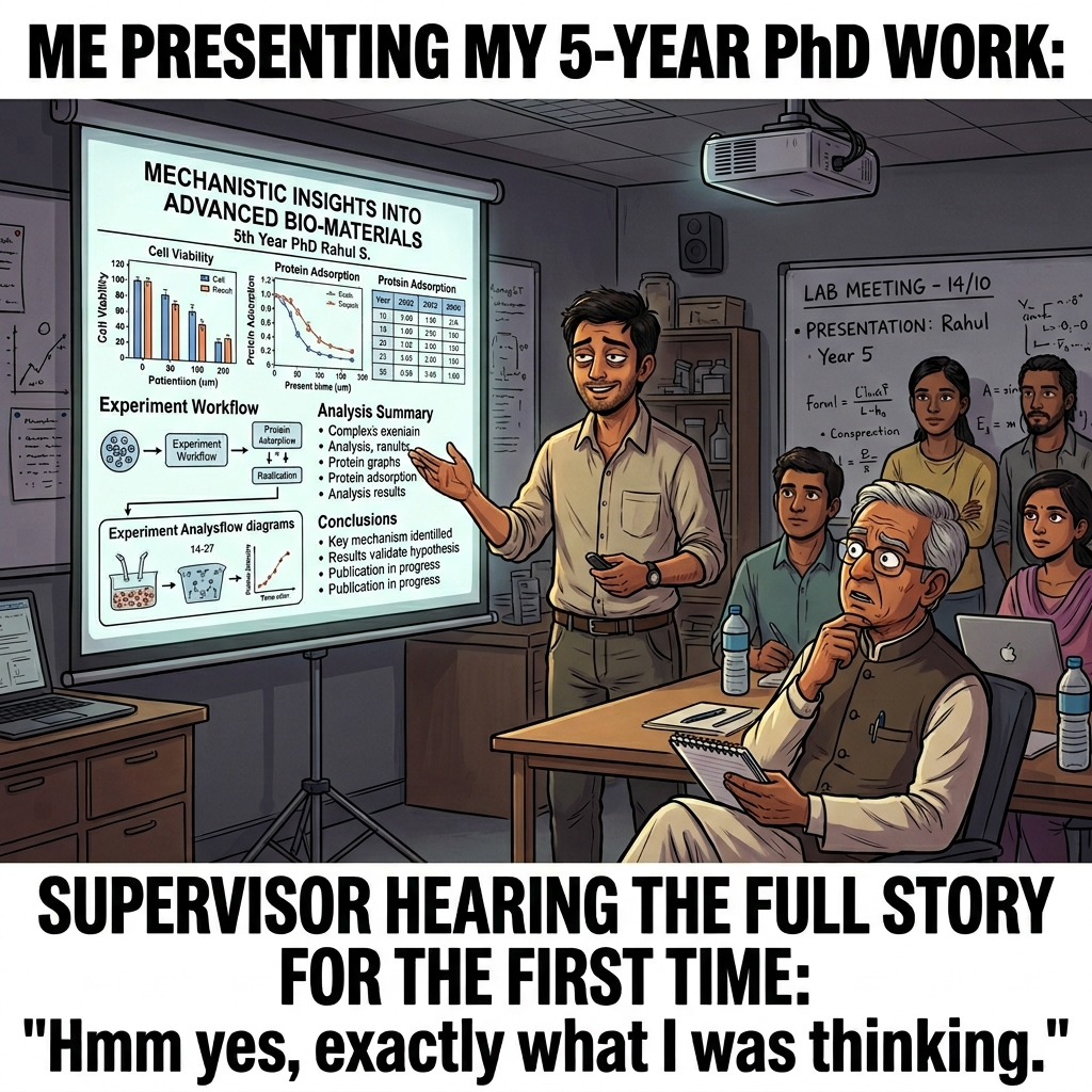 Presenting Five Years in Five Minutes: Compressing a PhD into six slides and a nervous smile.